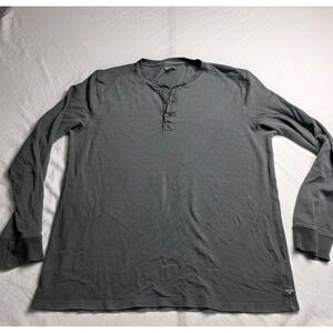 toad co men's ponderosa henley shirt gray XL